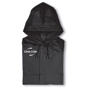BLADO PVC Durable PVC Raincoat with Hood and Press-Stud Fastening