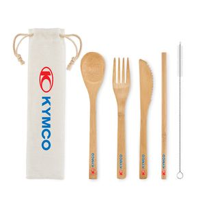 SETSTRAW Bambu ruokailuvälineet
