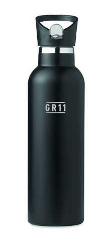 TIKSI Teräksinen Juomapullo 700ml Olkalaukulla