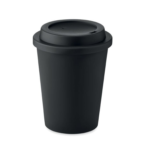 NOLA Kaksikerroksinen Kahvikuppi 300 ml Kansi - GiftRetail MO6582