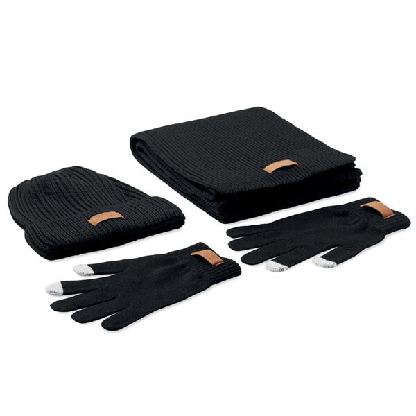 DENALI Talvinen RPET Asustesetti Kolmelle - GiftRetail MO6651
