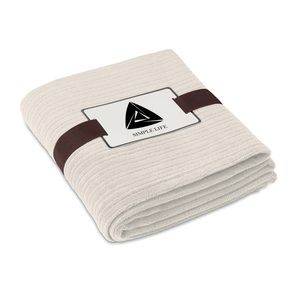 CAP CODE Luxurious Soft Fleece Blanket with Ribbon Wrap - GiftRetail MO7246