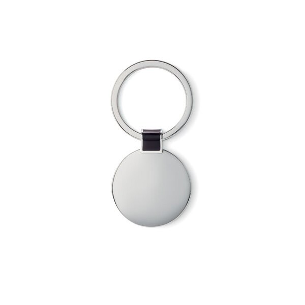 ROUNDY Pyöreä Metallinen Avainrengas Kiiltävä - GiftRetail MO8462