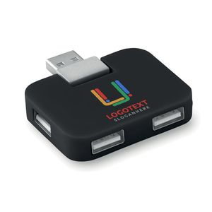 SQUARE USB Kompakti Neljän Portin USB-Keskitin