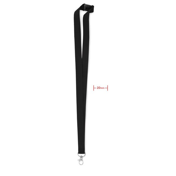 PANY Turvallinen 20mm Lanyard Metallikoukulla - GiftRetail MO9354