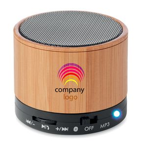 PYÖREÄ BAMBU Bambu kaiutin