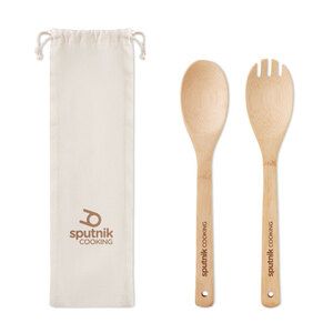 MAYEN SET Bambu salaatinottimet