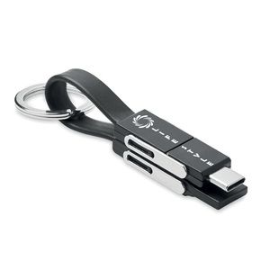 KEY C Avaimenperä 4-in-1 -kaapelilla