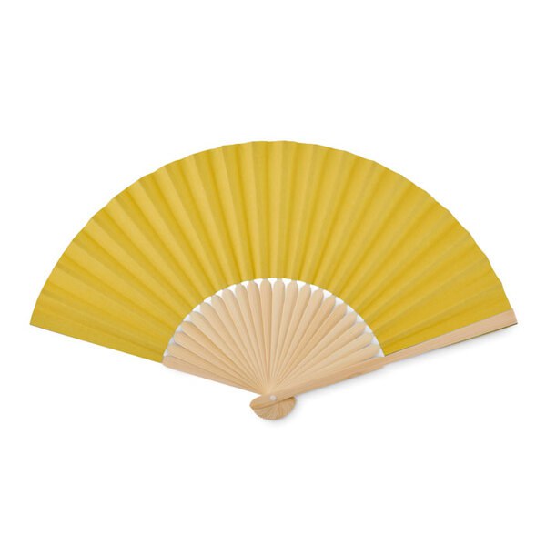 FANNY PAPER Elegant Bamboo and Paper Handheld Fan - GiftRetail MO6828