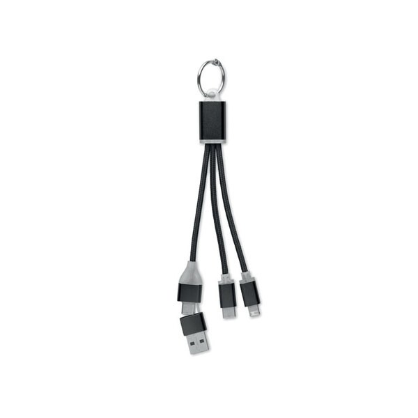 BLUE 4 in 1 latauskaapeli tyyppi C - GiftRetail MO2141