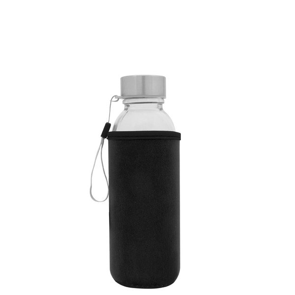 Goya 39528 - Glass Bottle with Stainless Steel Handle, 420ml JARABA