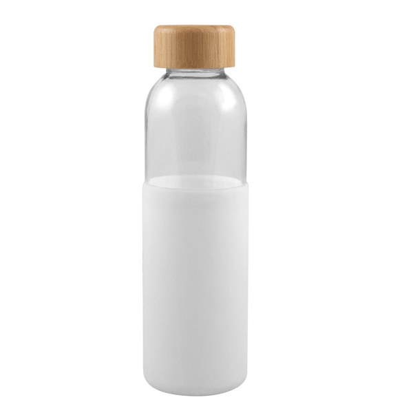 Goya 50019 - Lasipullo bambukorkilla ja silikonisuojalla, 500 ml GIN