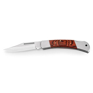 Pocket knife in stainless steel and wood - Egotier 94031