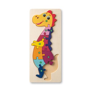 Dinosaur-shaped puzzle in pine plywood - Egotier 98003