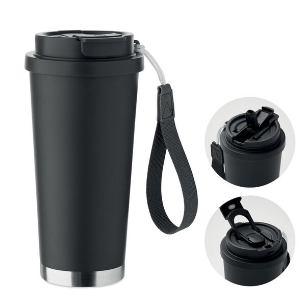 TOPAZ LARGE Kaksiseinäinen juomamuki 500ml - GiftRetail MO2662