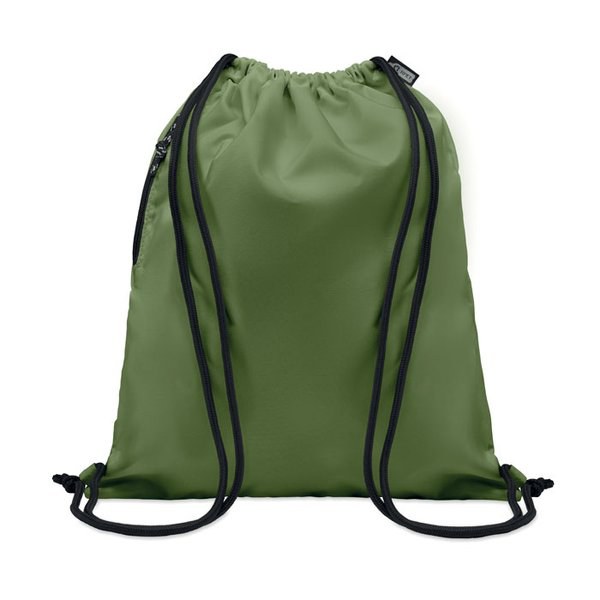 NIGHT Eco-Friendly Large Drawstring Bag with Side Pocket - GiftRetail MO6997