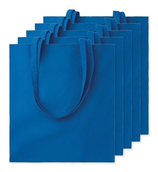 Paketti 5 kpl GiftRetail MO9268 - COTTONEL COLOUR + Puuvilla ostoskassi
