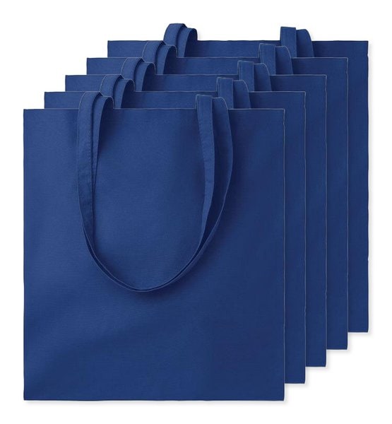 Paketti 5 kpl GiftRetail MO9268 - COTTONEL COLOUR + Puuvilla ostoskassi
