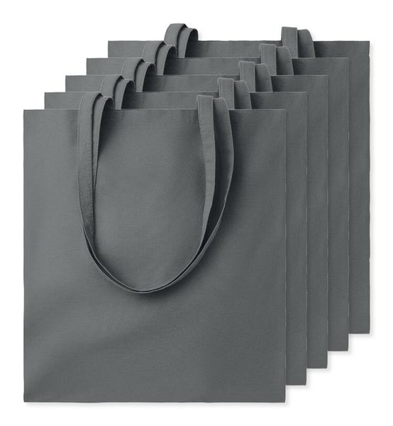 Paketti 5 kpl GiftRetail MO9268 - COTTONEL COLOUR + Puuvilla ostoskassi