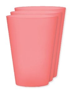 Läpinäkyvä punainen