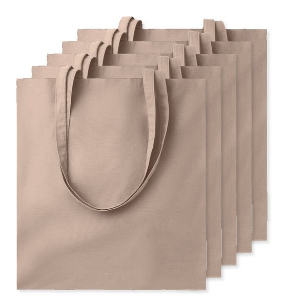 Paketti 50 kpl GiftRetail MO9268 - COTTONEL COLOUR + Puuvilla ostoskassi