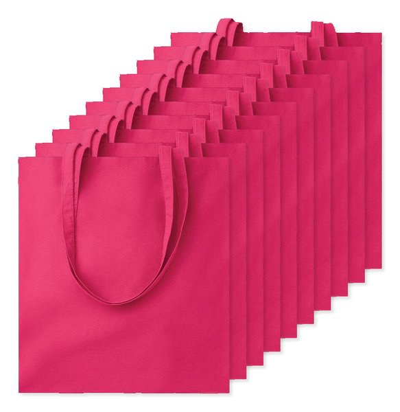 Paketti 100 kpl GiftRetail MO9268 - COTTONEL COLOUR + Puuvilla ostoskassi