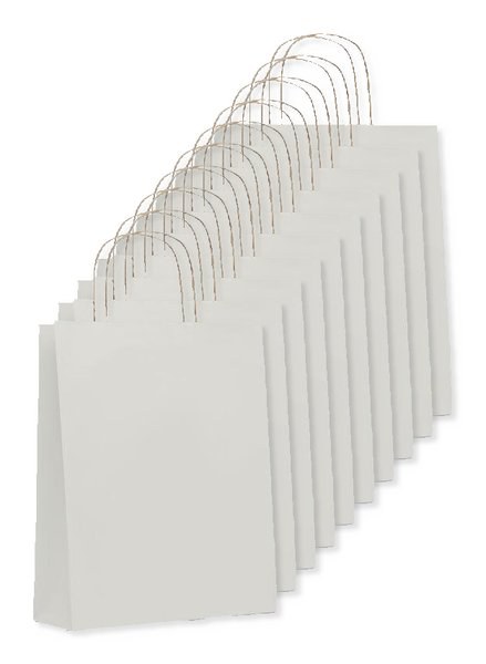 Paketti 10 kpl GiftRetail MO6173 - PAPER TONE M Keskikokoinen paperikassi