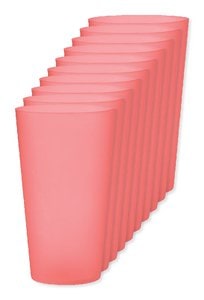 Läpinäkyvä punainen