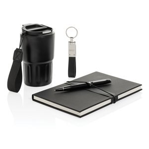 Swiss Peak P774.67 - Swiss Peak RCS certified deluxe business gift set w/ tumbler
