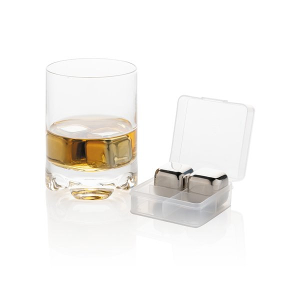 XD Collection P911.08 - Re-usable stainless steel ice cubes 4pc