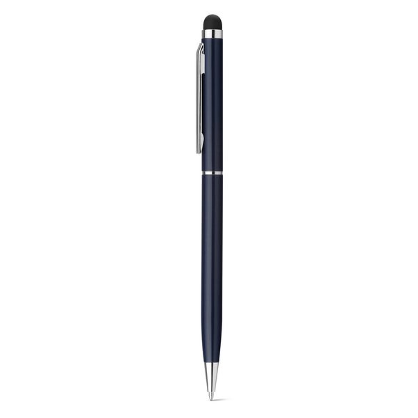 Aluminium ball pen with twist mechanism and touch tip - Egotier 91624