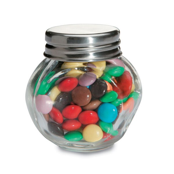 CHOCKY Suklaapastilleja lasipurkissa - GiftRetail KC6640