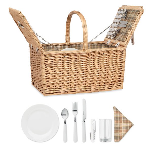 MIMBRE PLUS Picnic-kassi - GiftRetail MO6194