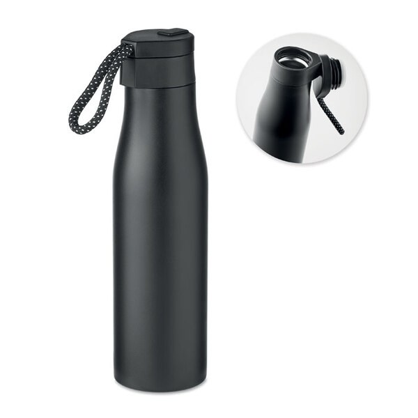 URSUS Kaksiseinäinen Magneettikannellinen Termospullo 600ml - GiftRetail MO6376