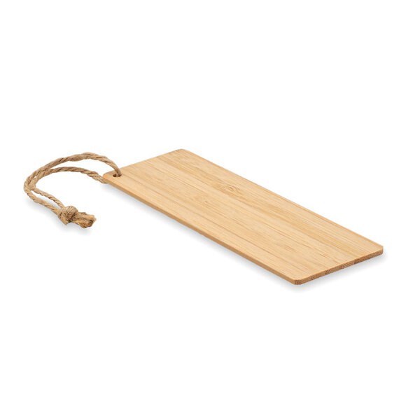 KUMAKU Luonnollinen Bambu Kirjanmerkki Juteköydellä - GiftRetail MO6593