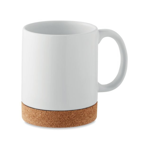 KAROO SUBLIM Eco-Friendly Sublimation Ceramic Mug with Cork Base
