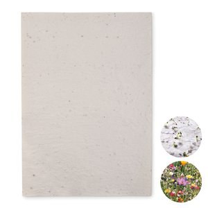 ASIDI Eco-Friendly A4 Wildflower Seed Paper Sheets - GiftRetail MO6914