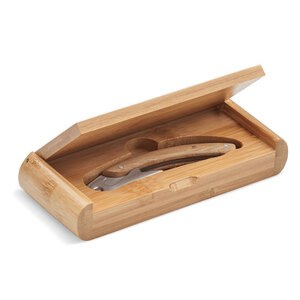 SONO Tarjoilijan korkkiruuvi bambua - GiftRetail MO6974