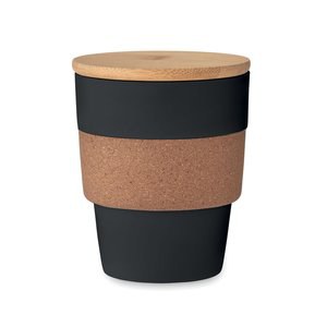GALAO Ekologinen Korkki-Bambu Juomamuki 300 ml - GiftRetail MO6981