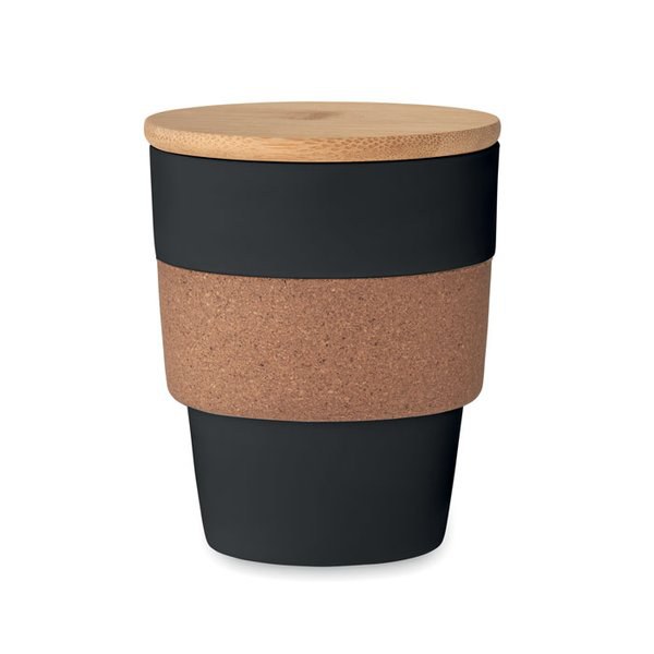 GALAO Eco-Friendly Recycled PP Tumbler with Bamboo Lid