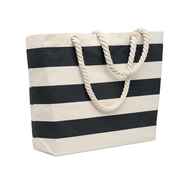 HEAVEN STRIPE Puuvillainen rantapussi 220 gr/m² - GiftRetail MO2126