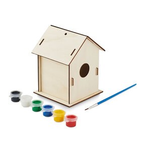 PAINTHOUSE DIY puinen linnunpönttö pakki - GiftRetail MO2130
