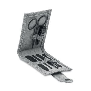 NAILKIT FELT RPET-huopakangas 6-osainen manikyy - GiftRetail MO2140