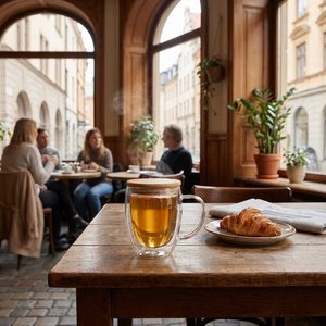 TIRAL Kaksiseinäinen borosilikaattimuki - GiftRetail MO2198
