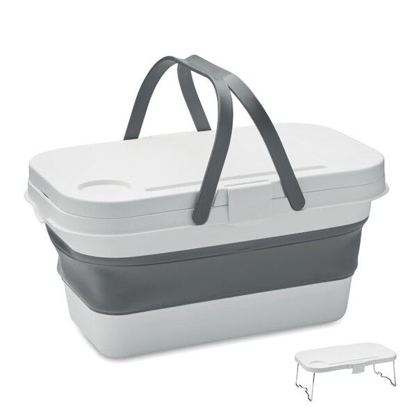 CESTA 16L Collapsible Silicone Picnic Basket with Table - GiftRetail MO2227