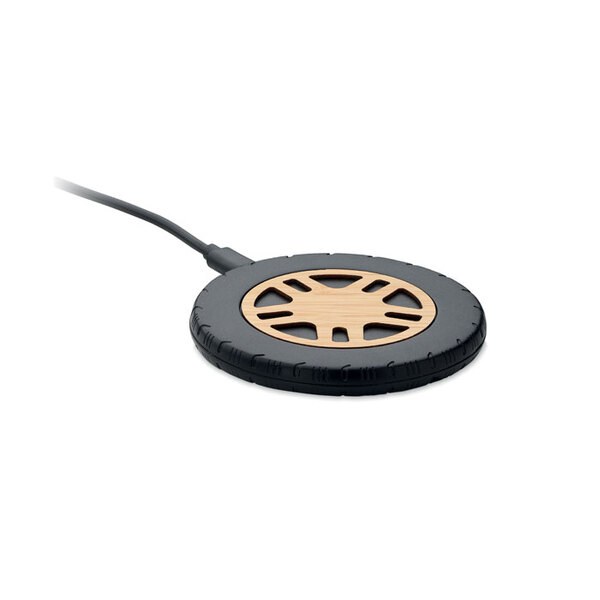 MATICLESS Eco-Friendly 15W Bamboo Wireless Charger - GiftRetail MO2242