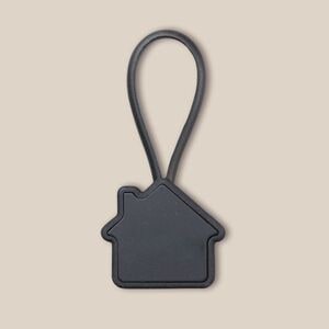 Goya 36035 - Aluminum House-Shaped Keychain with Silicone ROOF