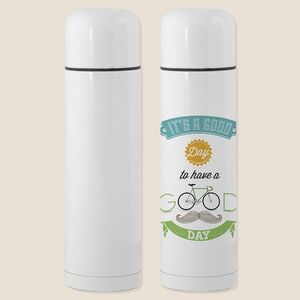 Goya 38536 - Ruostumattomasta teräksestä valmistettu 500 ml termospullo MOKA