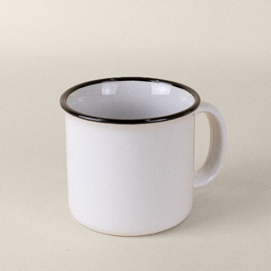 Goya 38534 - Vintage-tyylinen Keramiikkamuki, Eri Värejä, 280 ml ENAMEL