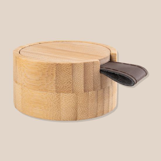 Goya 52010 - Bamboo Jewelry Box with Interior Mirror GLARE
